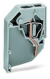 Клеммы для трансформатора; 1-пол.; Соединение CAGE CLAMP® для проводников; 4,00 mm²; зеленые-желто