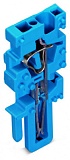 Центральный модуль для 1-проводной розетки; CAGE CLAMP®; 4 mm²; Шаг контактов 5 мм; 1-пол.; 4,00 mm²; синие