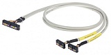 Кабель системы; для Rockwell Compact Logix; 2 x 16 дискретных входов или выходов; Длина: 1 м; Поперечное сечение проводника 0,34 мм²