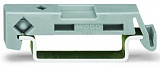 Монтажный адаптер; может использоваться как оконечный стопор; шириной 6,5 мм; серые