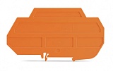 Разделительная перегородка для применений с уровнями взрывозащиты Ex e / Ex i; толщиной 3 мм; шириной 125,5 мм; оранжевые