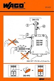 Наклейки для инструкции по использованию; для сильноточных клемм; Серия 285